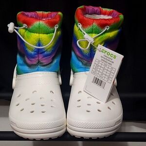 CROCS Rainbow Boots